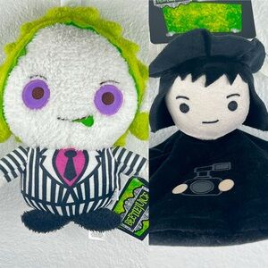 Beetlejuice and Lydia plush doll / dog toy / free tee